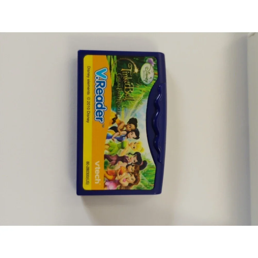 Vtech V Reader TinkerBell Great Fairy Rescue New Sealed  5-7 years Disney Manual